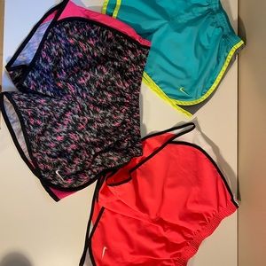 3 pair Nike Running Shorts
